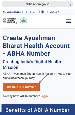 Create Abha Card Online