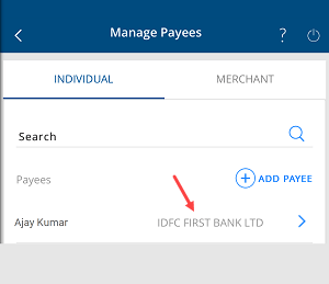 Transfer Money via NEFT from HDFC Mobile Banking