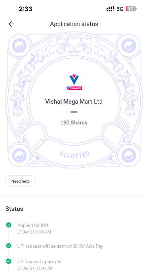 Check IPO Allotment Status on Groww