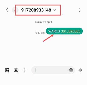 Activate SBI WhatsApp Banking