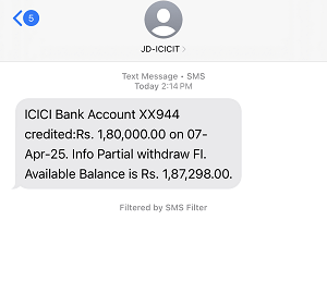 Online PPF Partial Withdrawal with ICICI Bank